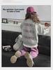 2024 Girls' Stylish Two-Piece Suit: Casual Sweatshirt & Sports Pants for Big Kids