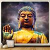 Indian Buddha Meditation Print Pattern Tapestry Home Living Room Bedroom Wall Decor Background Cloth Tapestry