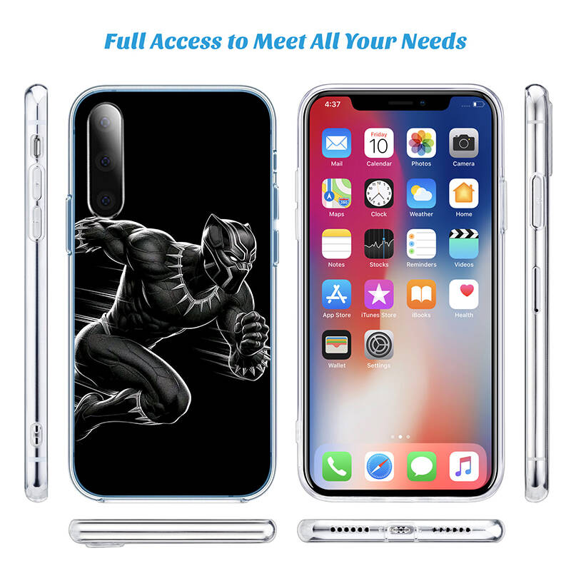 Wakanda Black Panther Phone Case for Motorola Edge 20 30 S30 40 50 Fusion Lite Plus Pro Ultra Neo One Action Zoom Hyper Power Macro Vision