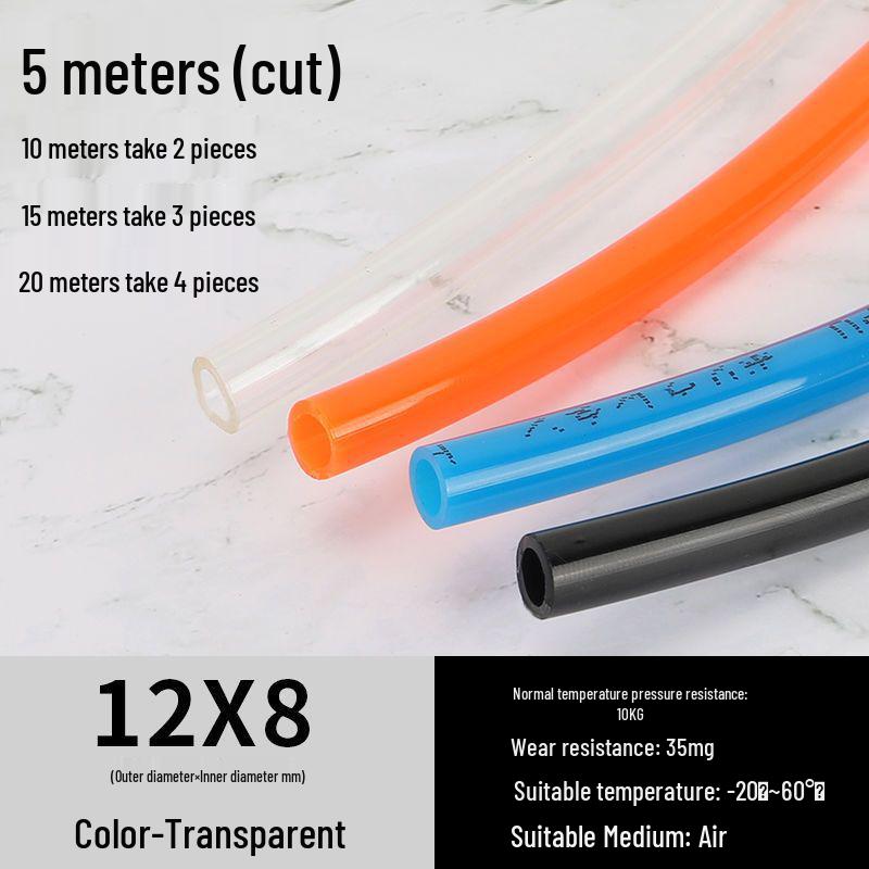 High-Pressure 8MM PU Pneumatic Air Hose for Air Compressors