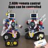 Moc 603Pcs 5 In 1 Electric Rc Intelligent Screen Led Rabbit Robot Rocket Car Mechanical Dog Diy Building Block Children'S Toy