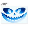 Decorative Stickers for Toilets Glow In The Dark Sticker, Self-adhesive Ghost Face Shape Decals, Horror Halloween Party Decor Waterproof PVC Stickers,
