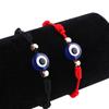 New Seven-Knot Lucky Red Rope Bracelet with Evil Eye – Handwoven and Trendy