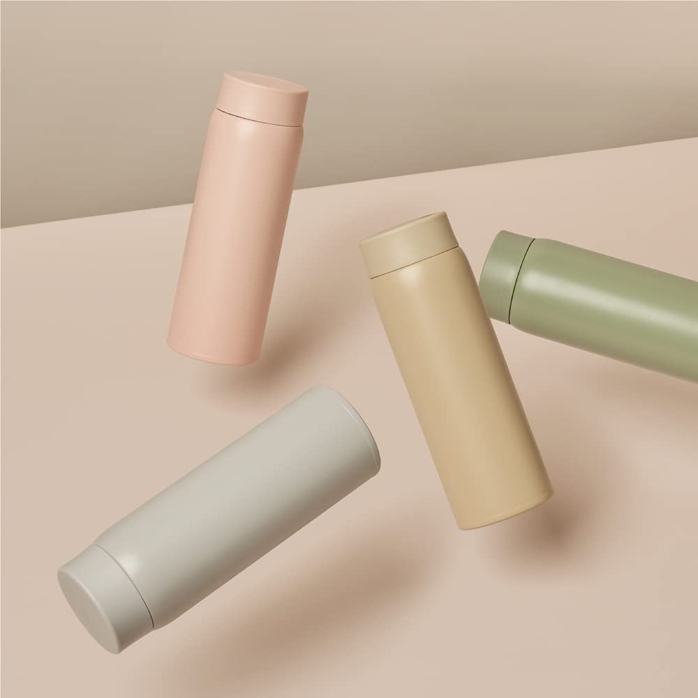 Doshisha Fluffy Air Mug Bottle, 480ml, Coral