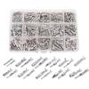 290PCS Crimp Pins 1/1.5/1.8/2.2/2.8/3.5mm 21Type Wire Terminal Pins 1-3.5Mm Male And Female Non-Insulated Plug Car Electrical