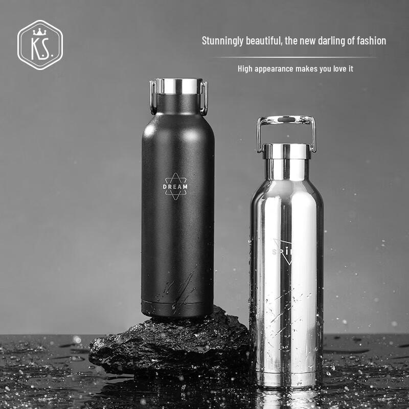 

K.S. Summit Outdoor Portable Stainless Steel Thermos Bottle