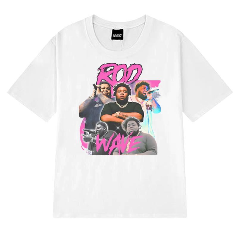 Hot Sale Rapper Rod Wave Graphic Oversized t-shirt 100% Cotton Men Women short sleeve O-Neck Tee shirt Unisex Summer vintage Top