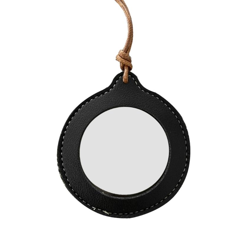 Lightweight Magnifying Glass Pendant Leather Strap Necklace Magnifier Pendant Gift for Grandparents, Adults and Kids