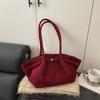 Large Capacity Matte Retro Handbag Women's Winter New Commuter Tote Bag Fashionable Versatile Shoulder Bag
