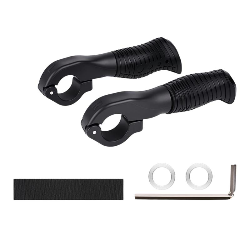 Ergonomic Mountain Bike Handlebars Grips Durability Easyly Mount Left Right Indicators for Long Distances Cycling