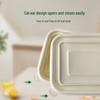 ZL 1500ml Rectangular Biodegradable Takeout Food Containers