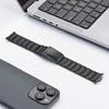 Watch Band For Xiaomi Redmi Watch 6 / 5 / 4 / Smart Band 9 Pro / 8 Pro 3-Bead Turtle Back Buckle Titanium Alloy Strap