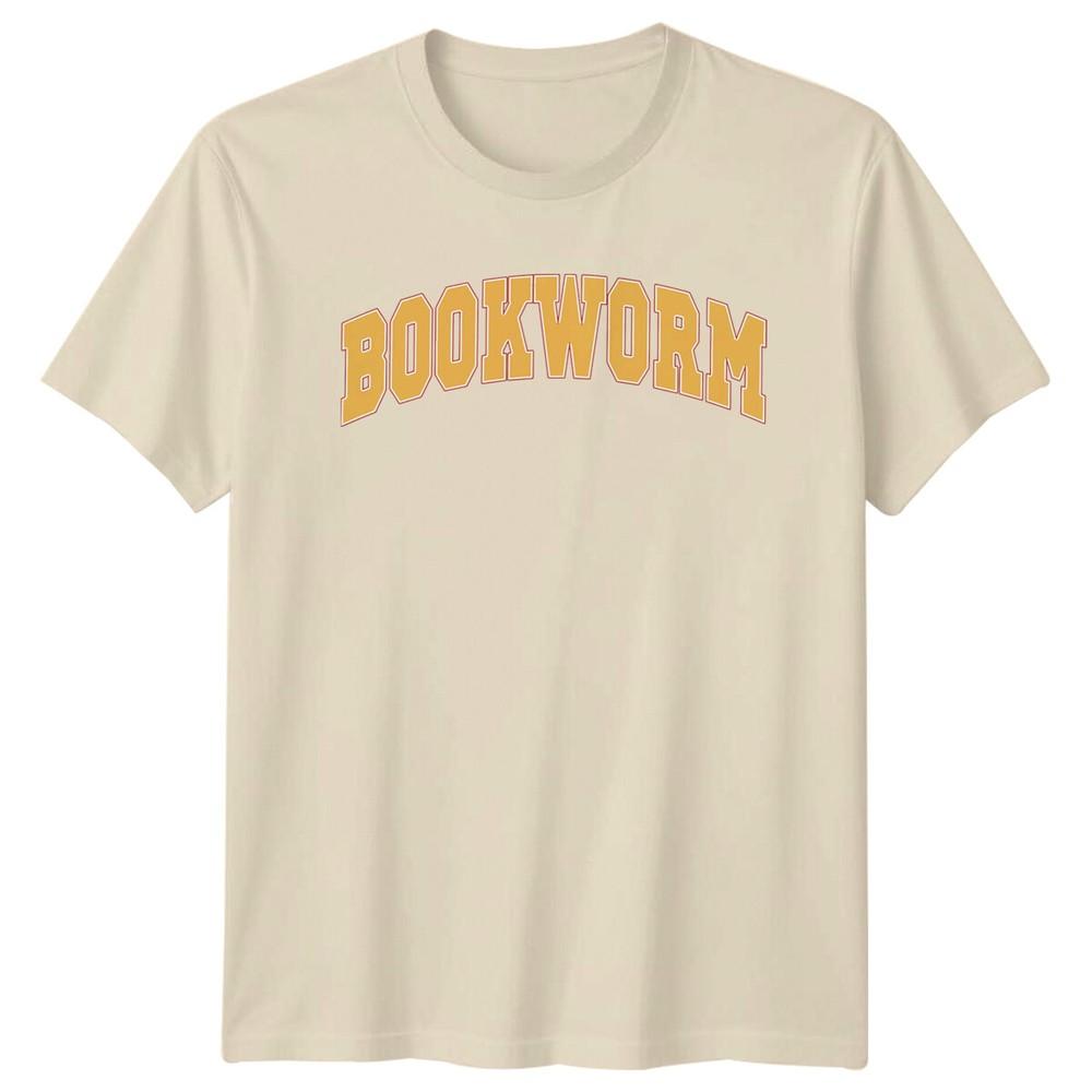 Bookworm Readers TShirt College Style Text Hobby Novel Tee