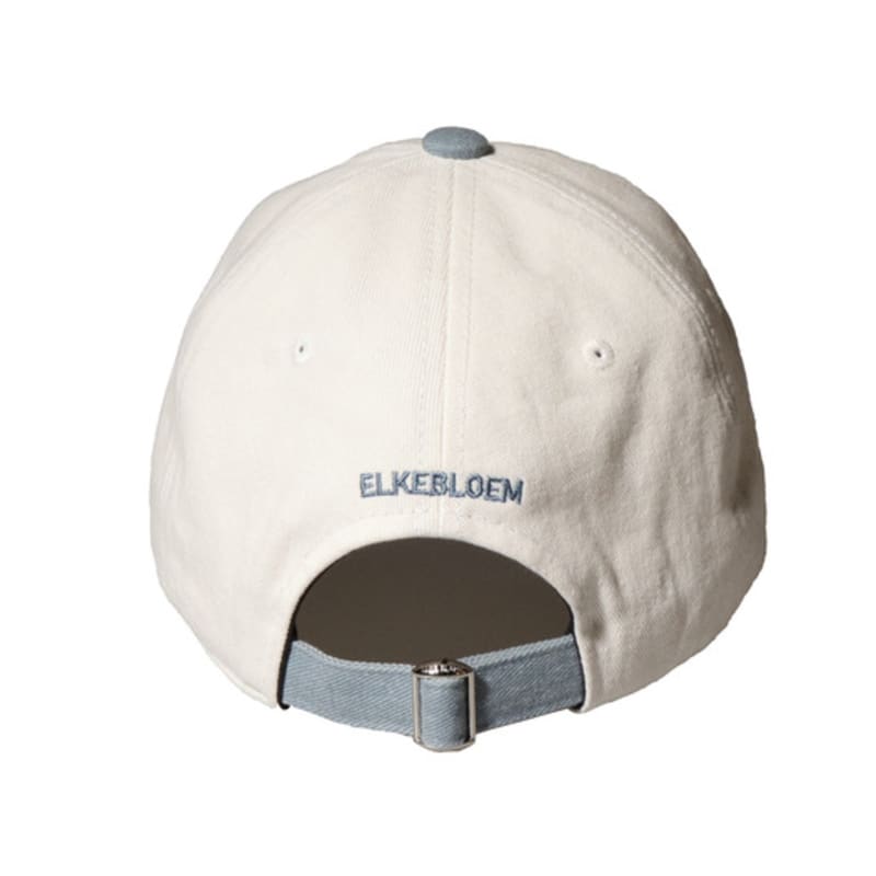 ELKE BLOEM CALIS IVORY/VINTAGE BLUE BALL CAP