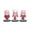 10CM DARLING in the FRANXX Figure Zero Two Three Q-version Figures Stand Animation Model Toys Gifts Collection Decoration PVC