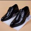 Men'S Dress Party Shoes Black Suit Shoes Talian Leather  Hombre Formal Shoes Men Office Sapato Social Masculino