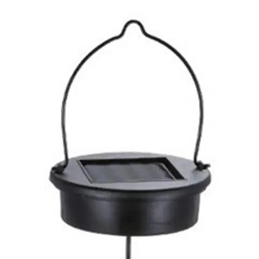 Outdoor Water Drop Shaped Solar Projection Light Waterproof Hollowed-out for Garden Patio Stair Fence Street Landscape Balcony