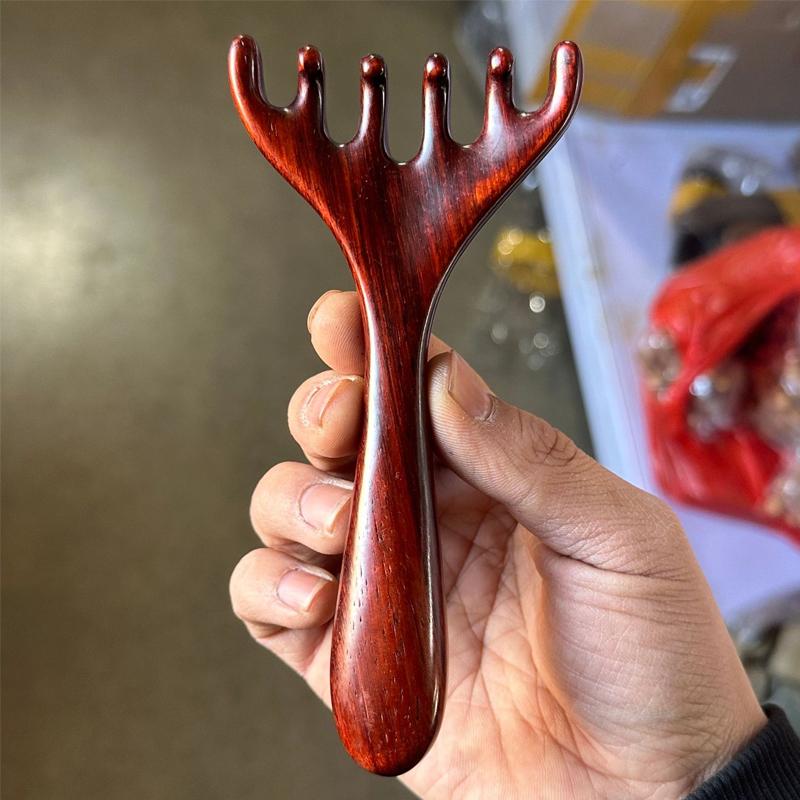 

Деревянные инструменты для массажа Гуа Ша, Деревянный массажер для лимфодренажа, Инструмент для скульптурирования тела, Инструмент для контурирования и придания формы телу золотой