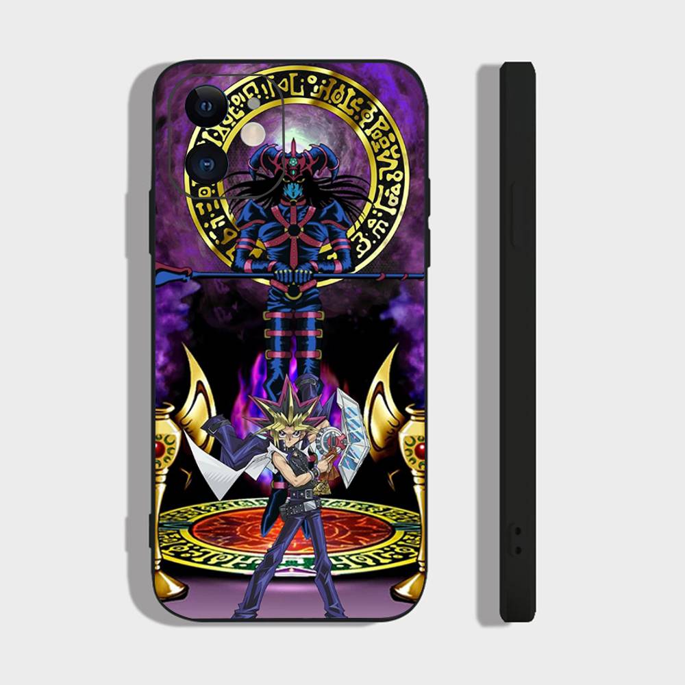 Japanese Anime Y-Yu Gi Oh Phone Case For IPhone 17 Air 16 15 14 13 Pro Max 11 12 Black Silicone Cover