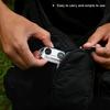 Pocket Survival Compass Multifunction Mini Keychain Camping Compass Thermometer Outdoor Climbing Tester Survival Guiding Tool