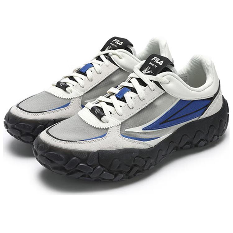 FILA Gara 2 Comfortable Versatile Durable Low-Top Casual City Commuting Running Shoes Men sneaker White Blue F12M433201FSB