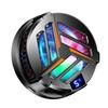 Cell Phone Cooler Magnetic Absorption Semiconductor Cooling Fan Mobile Phone Radiator Digital Display for Playing Games
