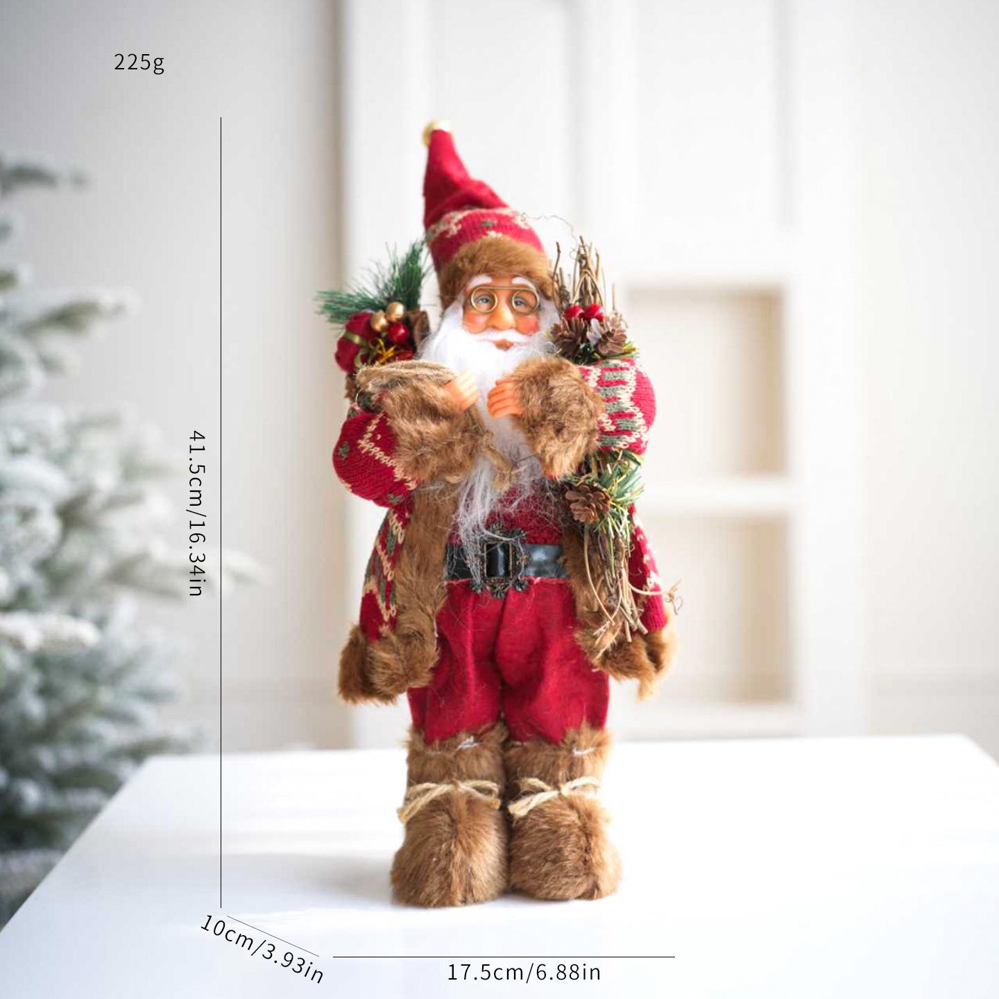 Popular European-Style Standing Santa Claus Christmas Ornament Decoration