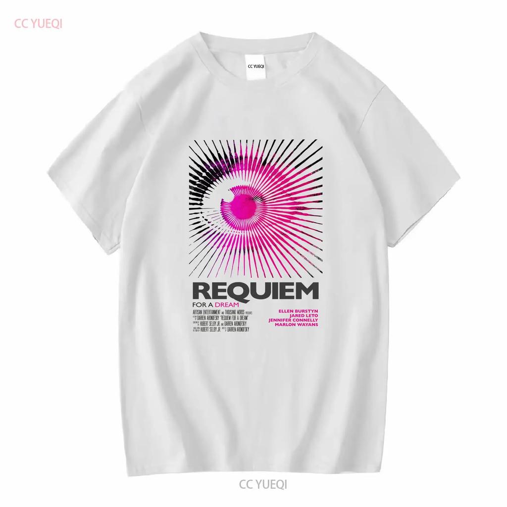 Requiem For A Dream V4 T Shirt Natural Vintage Cotton Movie Poster Beige All Sizes S M L Xl 2x 3x 4x 5x Vintage Washed