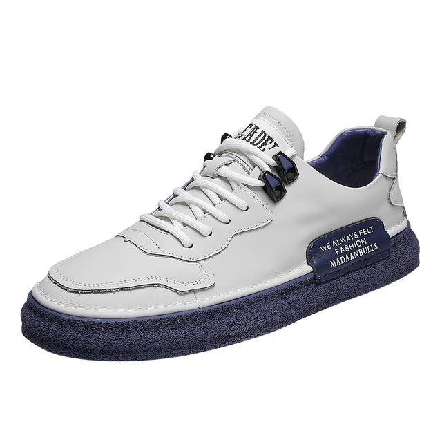 

Белые мужские вулканизированные туфли на плоской подошве, новые трендовые мужские туфли, летняя дышащая обувь для ходьбы, модные универсальные мужские туфли на плоской подошве 41