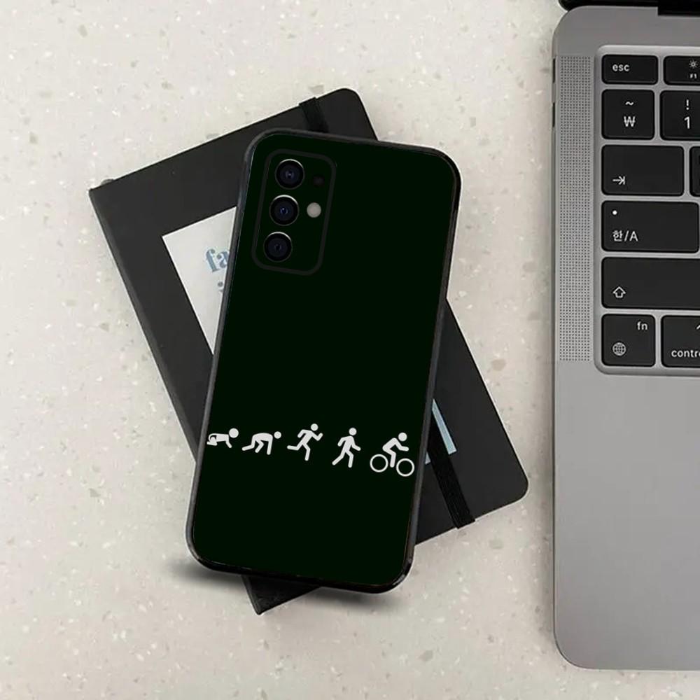 Road Bike Cyclist Cycling Phone Case For Samsung Galaxy A13,A21s,A22,A31,A32,A52,A53,A71,A80,A91 Soft Black Cover