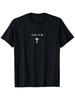 Christian Minimalist Religious Christ Faith And Cross T-Shirt