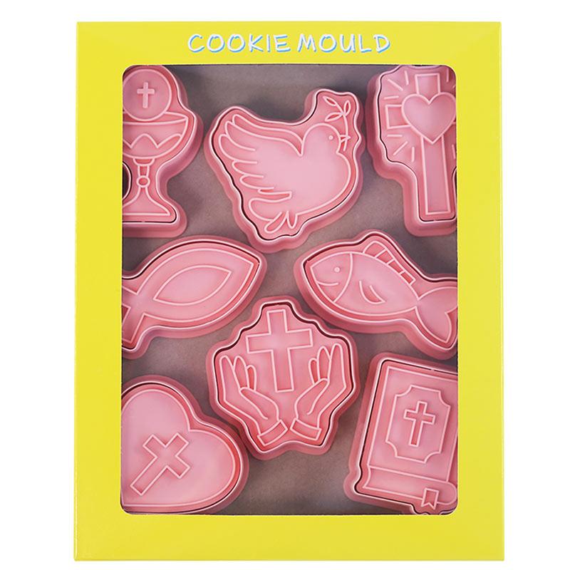 

Формочка для печива Християнського причастя з 8 шт. Прес-форма для печива.