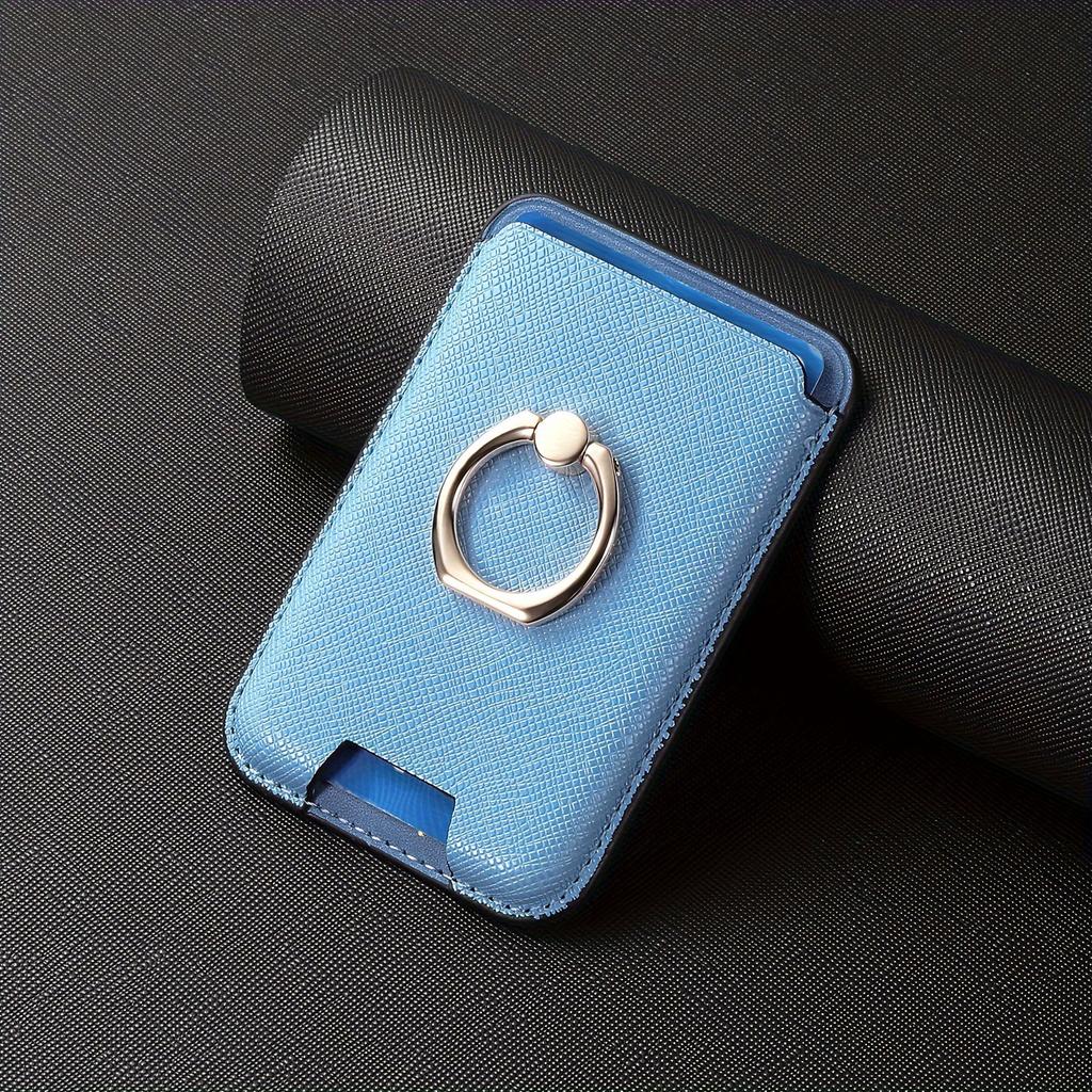 Mobile Phone Ring Magnetic Universal Card Holder Built-in N52 Powerful Magnet Ring Hold 3 Cards Solt ID Cards Bank Cards Credit