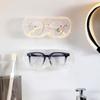 Punch-free Sun-glasses Display Holder Wall Mounted Eyewear Storage Box  Desktop Bathroom Bedroom