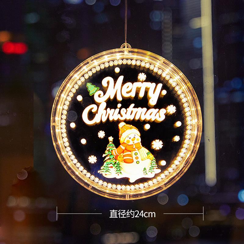 Christmas Decorations Scene Layout Store Shop Creative Small Hangings Window Christmas Tree Pendants Atmosphere Decoration