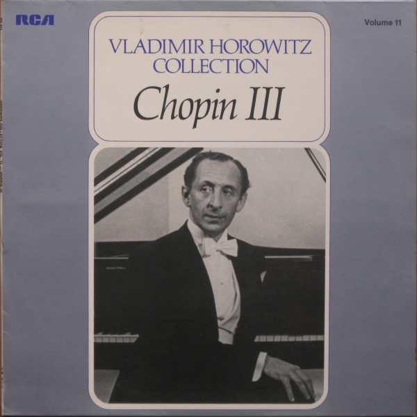

LP Record VLADIMIR HOROWITZ Chopin III VH011 RCA Germany Classical Used