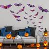 2025 Nové Halloweenské 3D Černé Pavoučí Samolepky na Zeď Halloween DIY Dekorativní Nástěnná Samolepka Halloween Hororový Pavouk Odnímatelné Samolepky