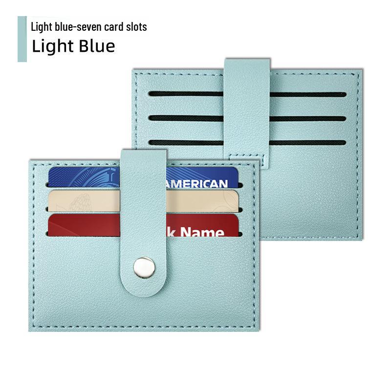 Exquisite Anti-Theft RFID Leather PU Card Holder: Universal, Spacious, & Stylish for Women