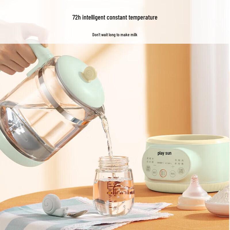 Joyoung 1.2L Glass Baby Formula Kettle with 72-Hour Temp Control CN plug (adapter included)