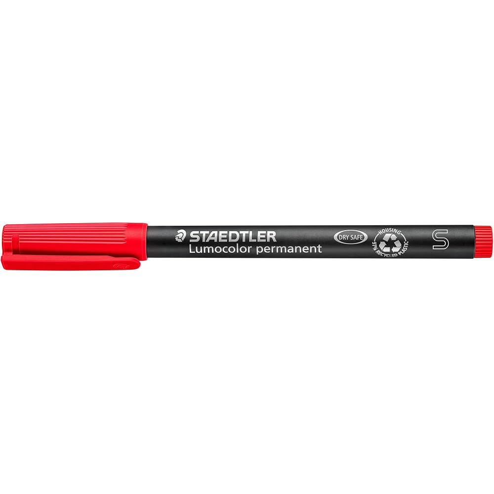 Масляный маркер Staedtler, Lumo Color, Ультратонкий, Красный, 10 упаковок, 313-2