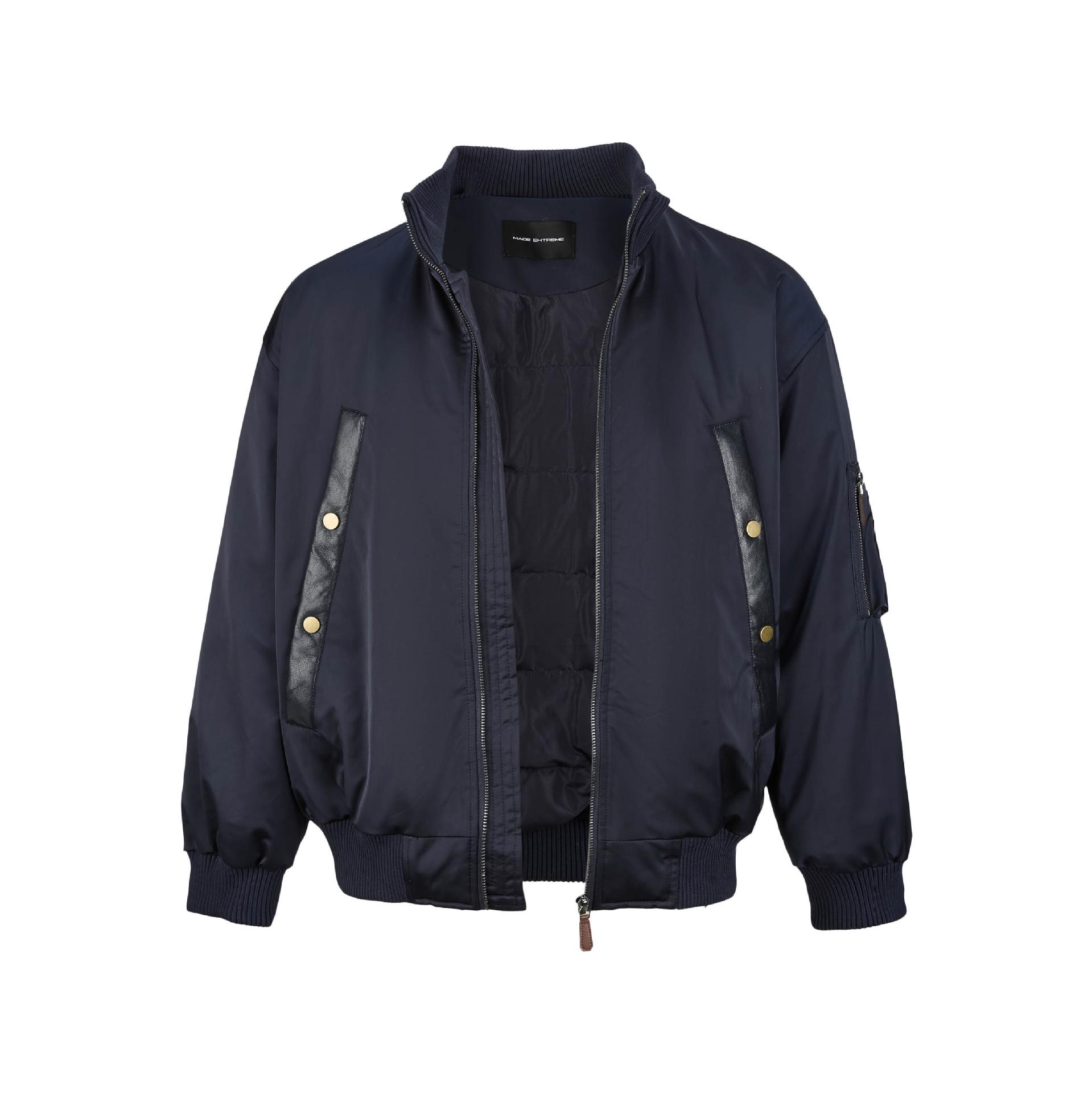 

EME Yishengyi Retro White Duck Down Winter Flight Jacket XXL синій