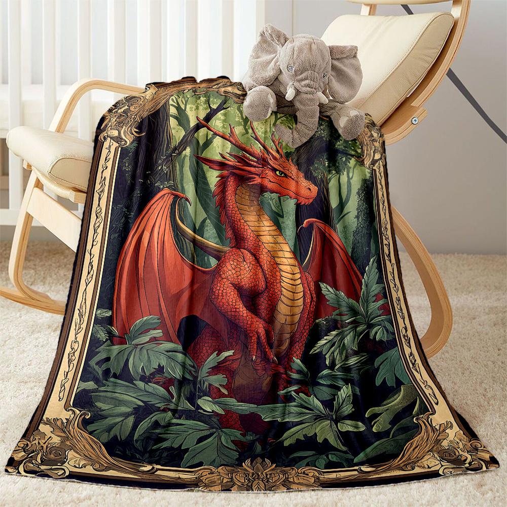 Dungeons & Dragons Blanket Ultra-Soft Great for Office Chair Couch Picnics Four Seasons Universal Modern Style Perfect Gift for Relatives and Friends