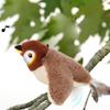 Cat Toy Bird Plush Toys Simulation Bird Toy Sparrow Flapping Wings Kitten Toys Vivid Chirping Rechargeable Interactive Cat Toys