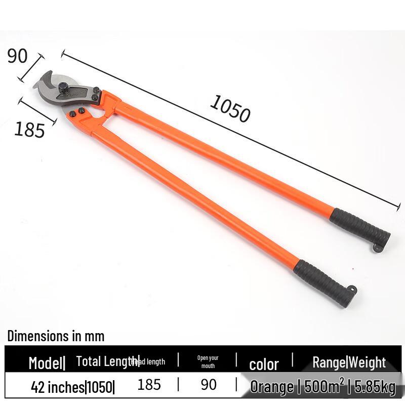 SMVP Heavy-Duty Manual Cable Cutter CN plug (adapter included)