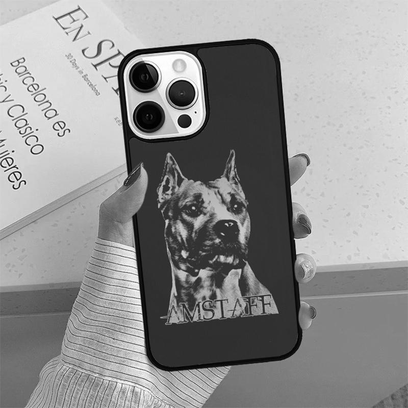 American Staffordshire Terrier Phone Case Cover For iPhone 17 Air 15 16 16e 14 13 12 11 Pro Max Coque For Apple PLUS Fundas