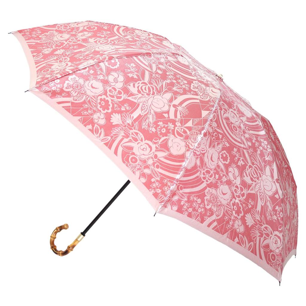 Makita Shoten Folding Mini Kirie Umbrella Made with Premium Koshu Weave Made In Product Number 13660001 Women's (Red) Fabric, Japan,