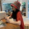 Chic Red Plaid Bucket Hat For Women Vintage Style Sun Protection Breathable Cotton