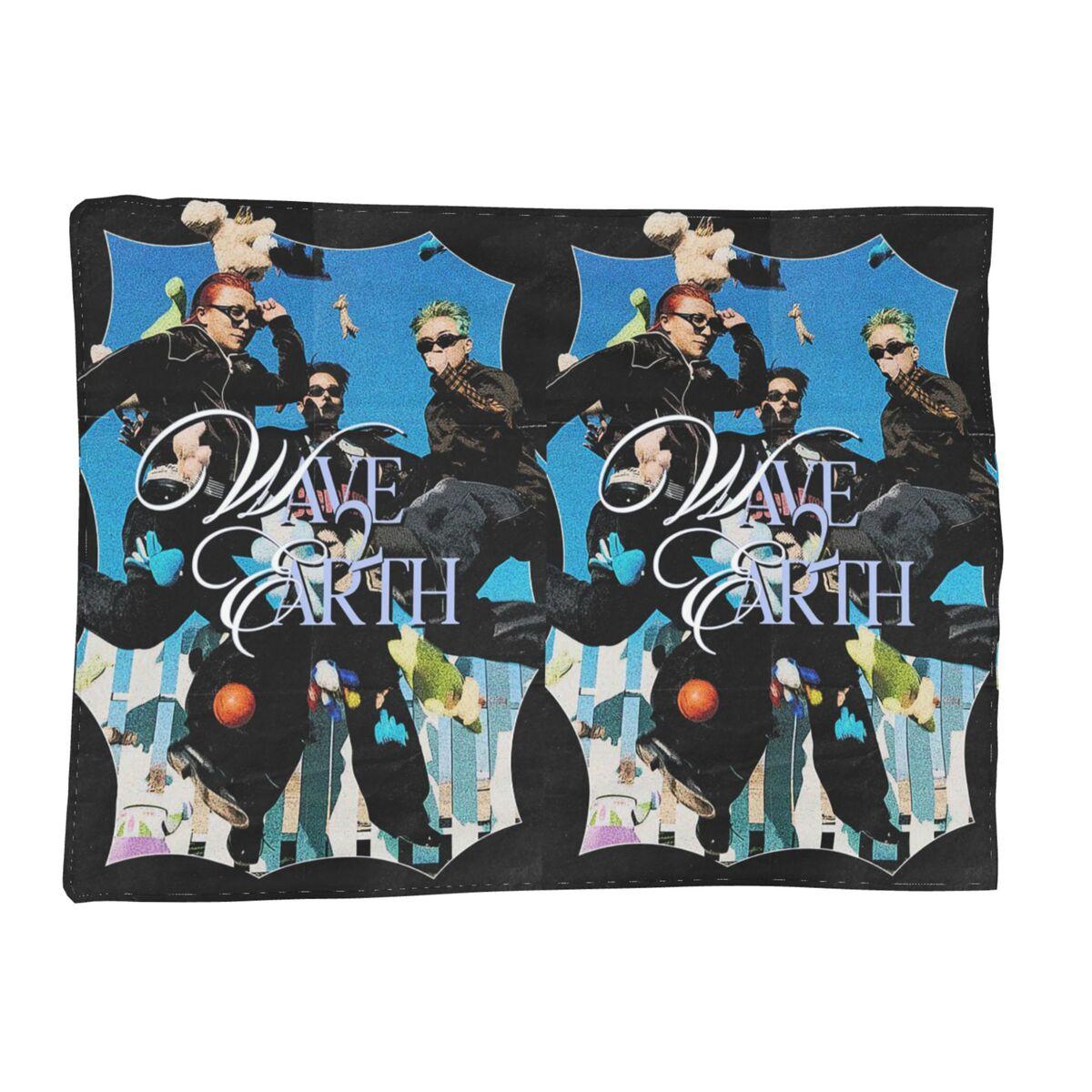 

Wave To Earth Summer Flows Korea Band Blankets Soft Warm Flannel Throw Blanket Bedding for Living room Picnic Travel Home Couch 80x120cm