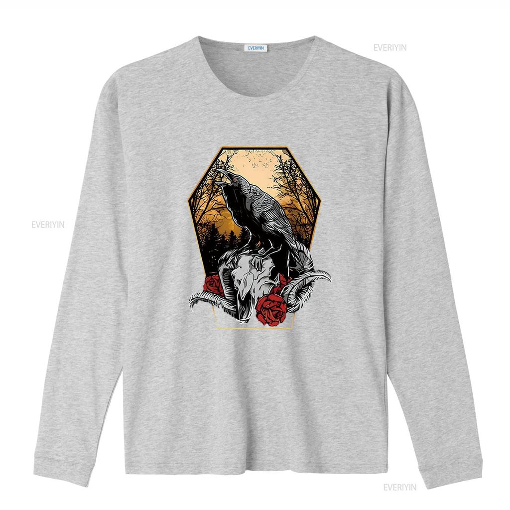 NEVERMORE American Retro Womens Classic T Shirt Black Vintage Washed Breathable Casual Unisex Fashion Top For Everyday Wear