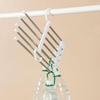 Fashionable New Five In One Anti Slip Pants Rack, Multifunctional Foldable Storage Rack,Dedicated To Wardrobes,Saving Space